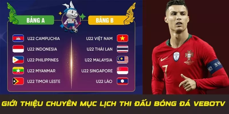 giới thiệu về lịch thi đấu vebotv